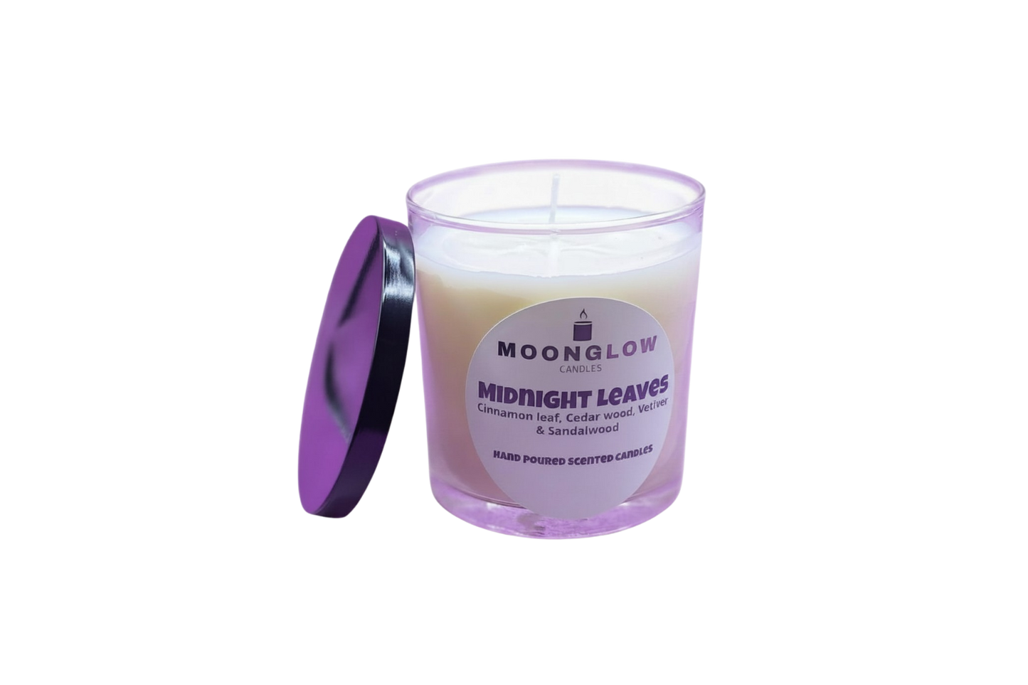 Midnight Leaves Candle