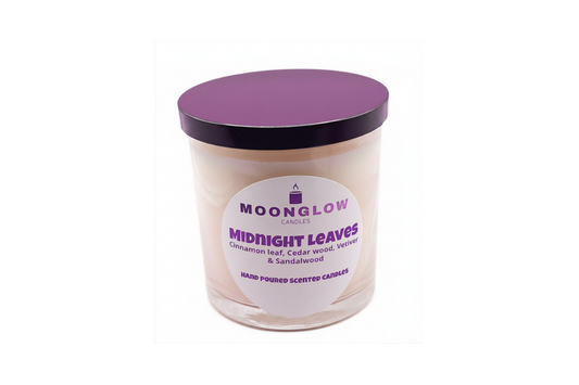 Midnight Leaves Candle