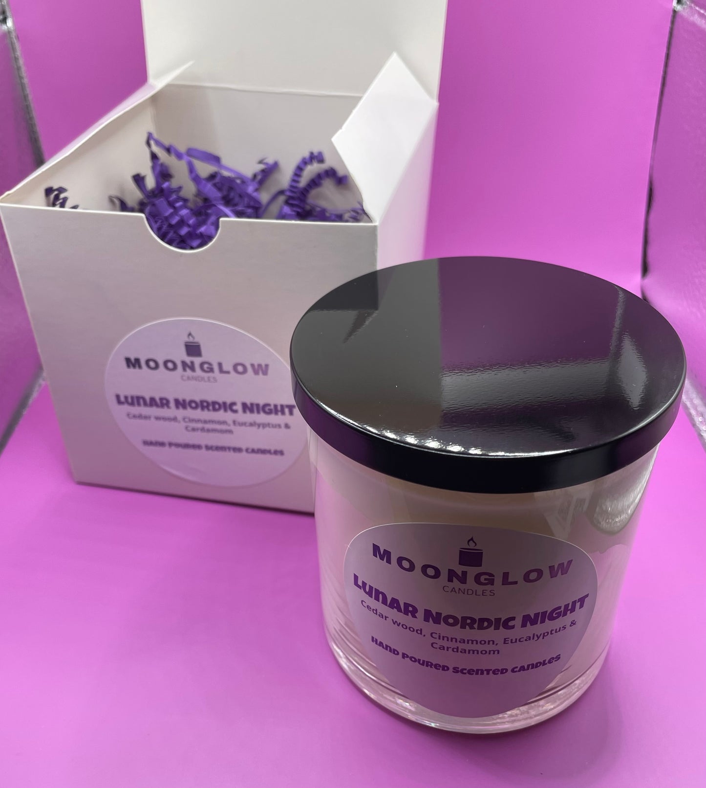 Lunar Nordic Night Candle